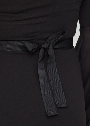 Черное кэжуал платье футляр Rinascimento однотонное