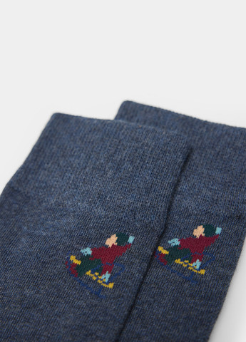 Тёмно-синие носки Springfield рисунки (315624490)