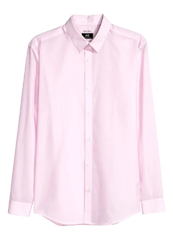 Светло-розовая рубашка H&M