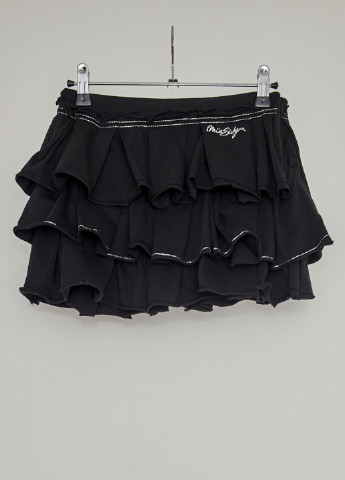 Черная кэжуал однотонная юбка Miss Sixty мини