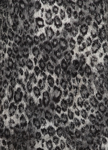 Черное кэжуал платье платье-футболка Free Quent с животным (анималистичным) принтом