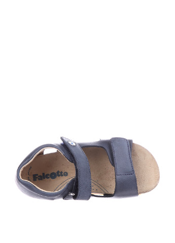 Темно-синие кэжуал сандалии Falcotto на липучке