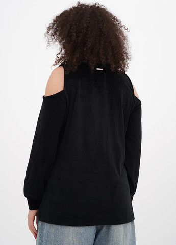 Чорний світшот Michael однотонний з вирізами (315732951)