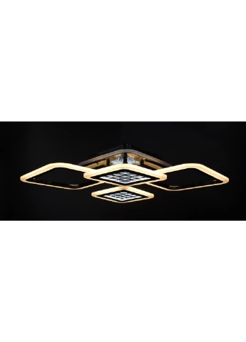 Люстра потолочная LED с пультом A2723/2+2-RGB-bk Черный 11х51х71 см. Sunnysky (253627064)