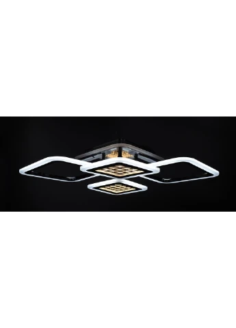Люстра потолочная LED с пультом A2723/2+2-RGB-bk Черный 11х51х71 см. Sunnysky (253627064)