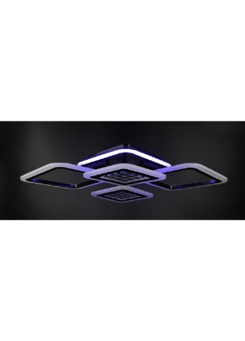 Люстра потолочная LED с пультом A2723/2+2-RGB-bk Черный 11х51х71 см. Sunnysky (253627064)