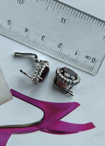 Сережки Silver Flame (354214487)