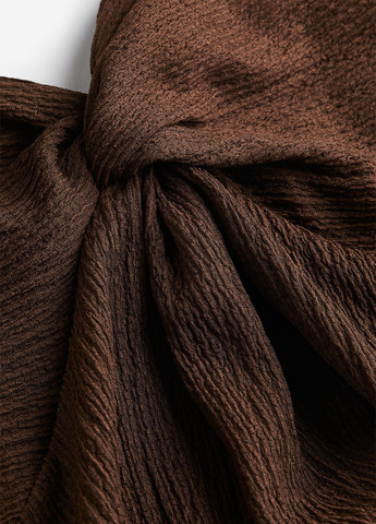 Темно-коричнева вечірня, кежуал сукня сукня-комбінація H&M однотонна