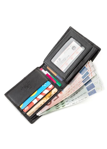 Чоловічий шкіряний гаманець 11,5х 9,5 см Crocodile leather (252128373)