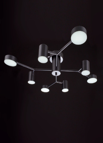 Світлодіодна люстра BR-01 634/8 LED 56W BK Brille (251891820)