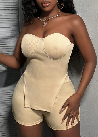 Костюм (топ, шорты) SHEIN (316820509)