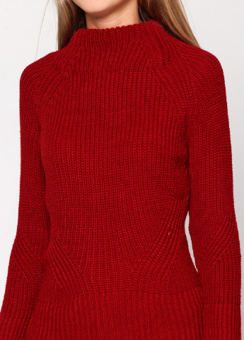 Червоний демісезонний светр MS