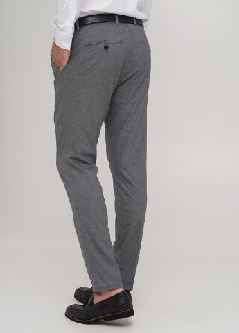 Темно-серые классические демисезонные классические, укороченные, зауженные брюки Trend Collection