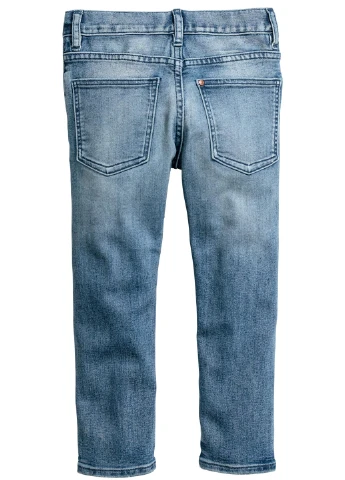 Синие демисезонные джинсы H&M