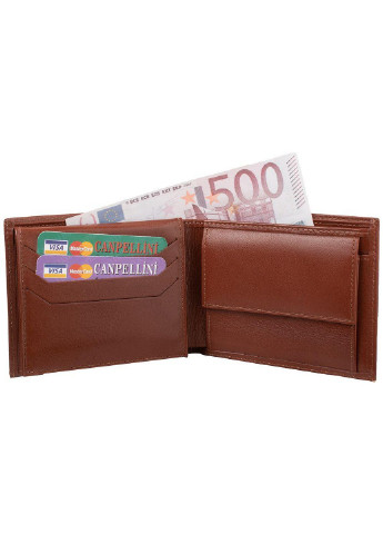 Шкіряна гаманець чоловічий 12х9, 5х3 см Canpellini (216745414)