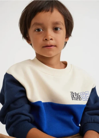 Джемпер для мальчика 8538 134-140 см Синий 62376 H&M (255189207)