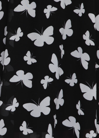 Черное кэжуал платье Gator бабочки