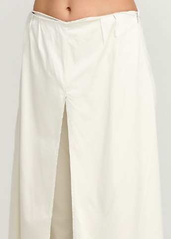 Бледно-бежевые кэжуал демисезонные брюки Oblique