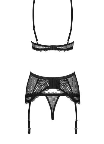 Чорний демісезонний комплект Obsessive