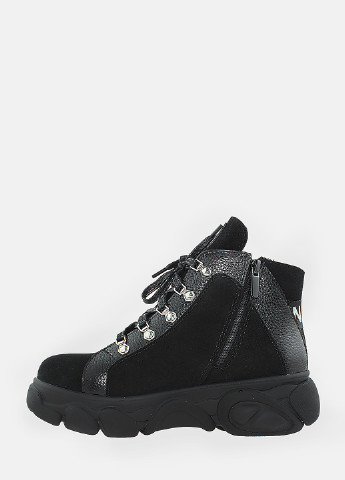 Осенние ботинки ra20217 черный Alvista из натуральной замши