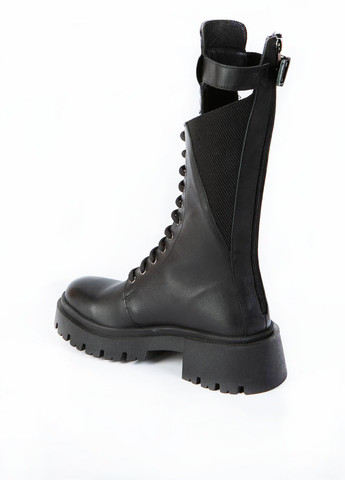 Черные осенние полусапоги Magnolya