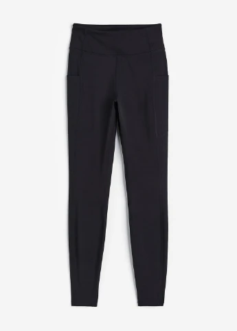 Черные демисезонные леггинсы H&M