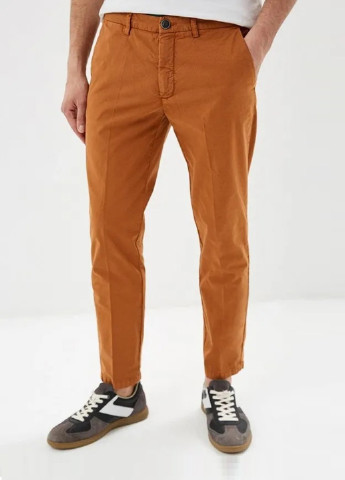 Светло-коричневые кэжуал демисезонные чиносы брюки United Colors of Benetton