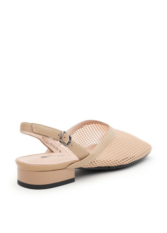 Blizzarini Туфлі слінгбекі бежевий з текстиль, натуральна шкіра, україна — літо (340268490)