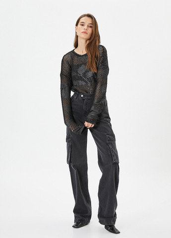 Черный демисезонный джемпер джемпер KOTON