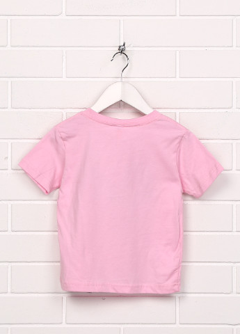 Розовая летняя футболка Rabbit Skins