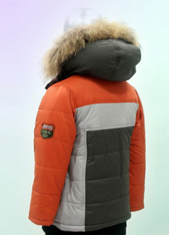 Оранжевая зимняя куртка Kiko