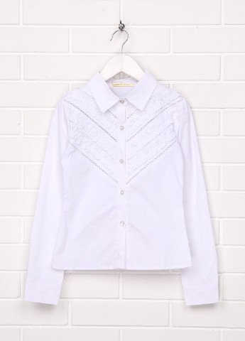 Блуза Many & Many біла кежуал