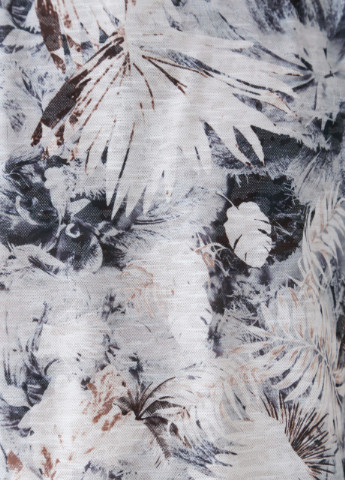 Біла футболка чоловіча біла тонка з пальмами Jean Piere