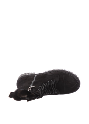 Зимние ботинки берцы Maria Tucci со шнуровкой из натуральной замши