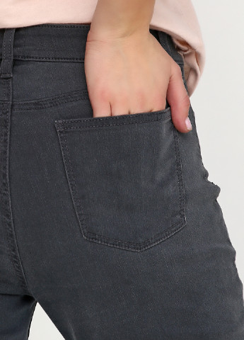Серые кэжуал демисезонные зауженные брюки Talbots