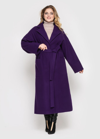 Фиолетовое демисезонное Пальто Muar Алеся фиолетовый 0255 Vlavi