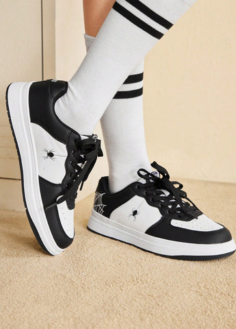 Кроссовки SHEIN чёрно-белые всесезоны (322852182)