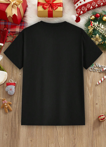 Чорна футболка SHEIN