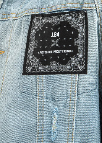 Голубая летняя джинсовая куртка J.B4 (Just Before)