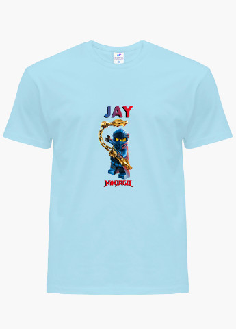 Голубая демисезонная футболка детская джей уокер лего ниндзяго (jay walker lego ninjago masters of spinjitzu)(9224-2638) MobiPrint