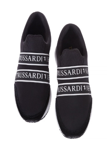 Черные зимние кроссовки Trussardi Jeans