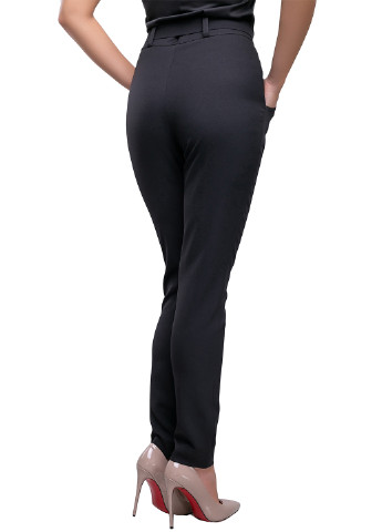 Черные кэжуал демисезонные зауженные брюки ST-Seventeen