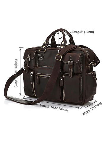 Чоловіча шкіряна сумка 40х30х9 см Vintage (252129705)