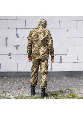 Оливковый (хаки) демисезонный мужской армейский костюм для всу (зсу) tactical тактическая форма пиксель 50 размер 7072 Power