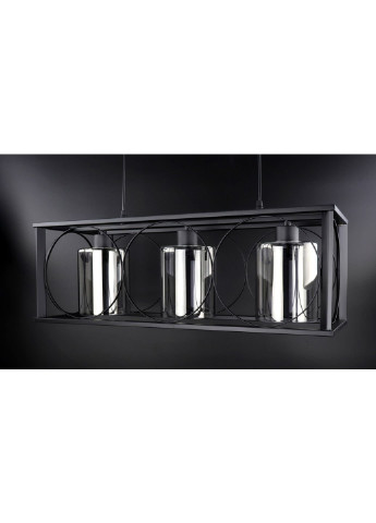 Люстра потолочная подвесная в стиле LOFT (лофт) 11825/3-gr Черный 35х24х63 см. Sunnysky (253629523)