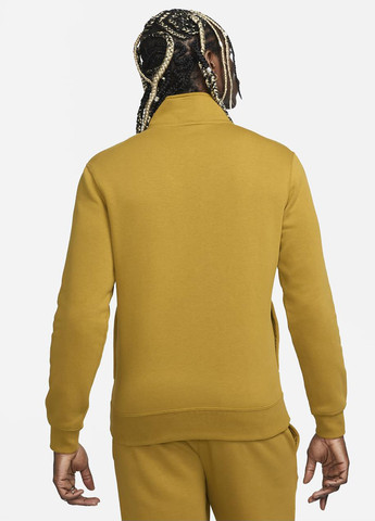 Толстовка DD4732-716 Nike Sportswear Club Brushed-Back 1/2-Zip (319365974)