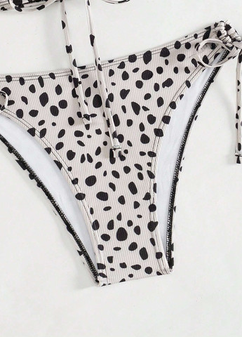 Комбінований літній купальник (ліф, трусики) бікіні, роздільний SHEIN