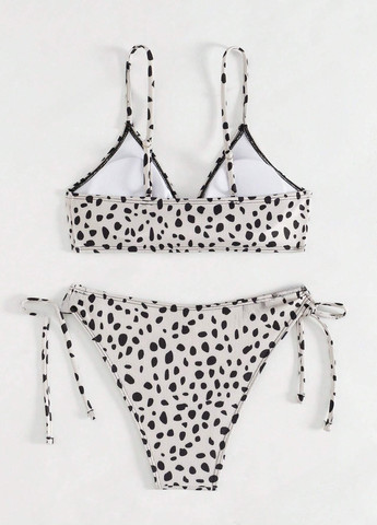 Комбінований літній купальник (ліф, трусики) бікіні, роздільний SHEIN