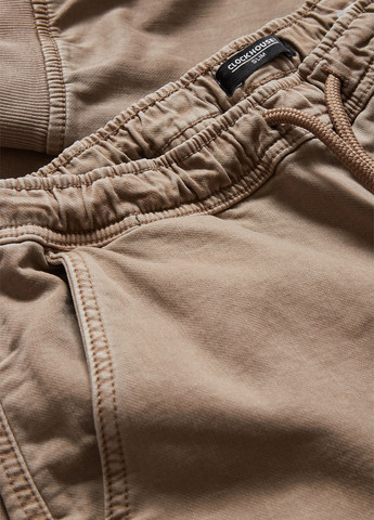 Коричневые кэжуал демисезонные джоггеры, карго брюки C&A