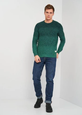 Зеленый демисезонный джемпер джемпер JACK&JONES